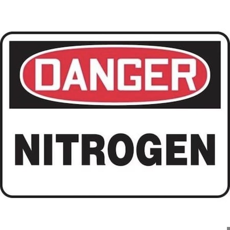 Accuform OSHA DANGER SAFETY SIGN NITROGEN 7 in FRMCHL173VS